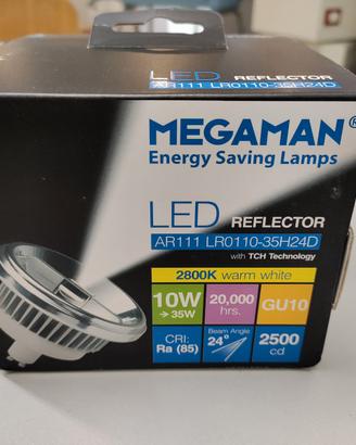 lampadina reflector 10w gu10 led 230 volt 2800K
