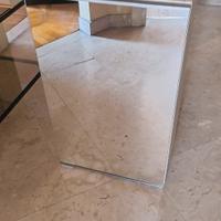 Pensile Ikea a specchio con 2 mensole in vetro  