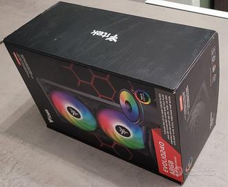 Dissipatore a liquido a circuito chiuso, per CPU.