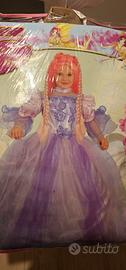 vestito carnevale principessa 3-4 anni