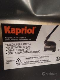 Cesoia x lamiera 200mm nuova + lama nuova