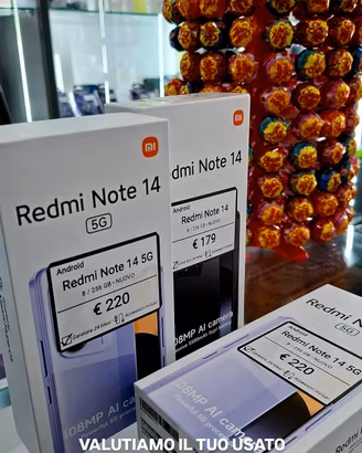 REDMI NOTE 14 5G 256GB nuovi