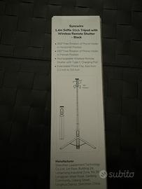 Syncwire selfie stick tripod with wireless remote
