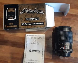 Obiettivo Mitakon 135mm F 2.8