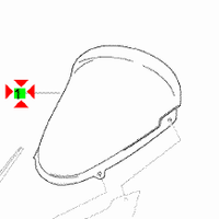 -Cupolino Aprilia Pegaso 3 650 AP8148271