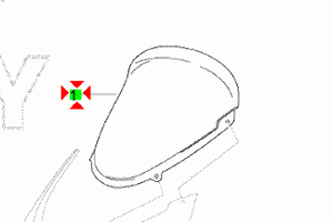 -Cupolino Aprilia Pegaso 3 650 AP8148271