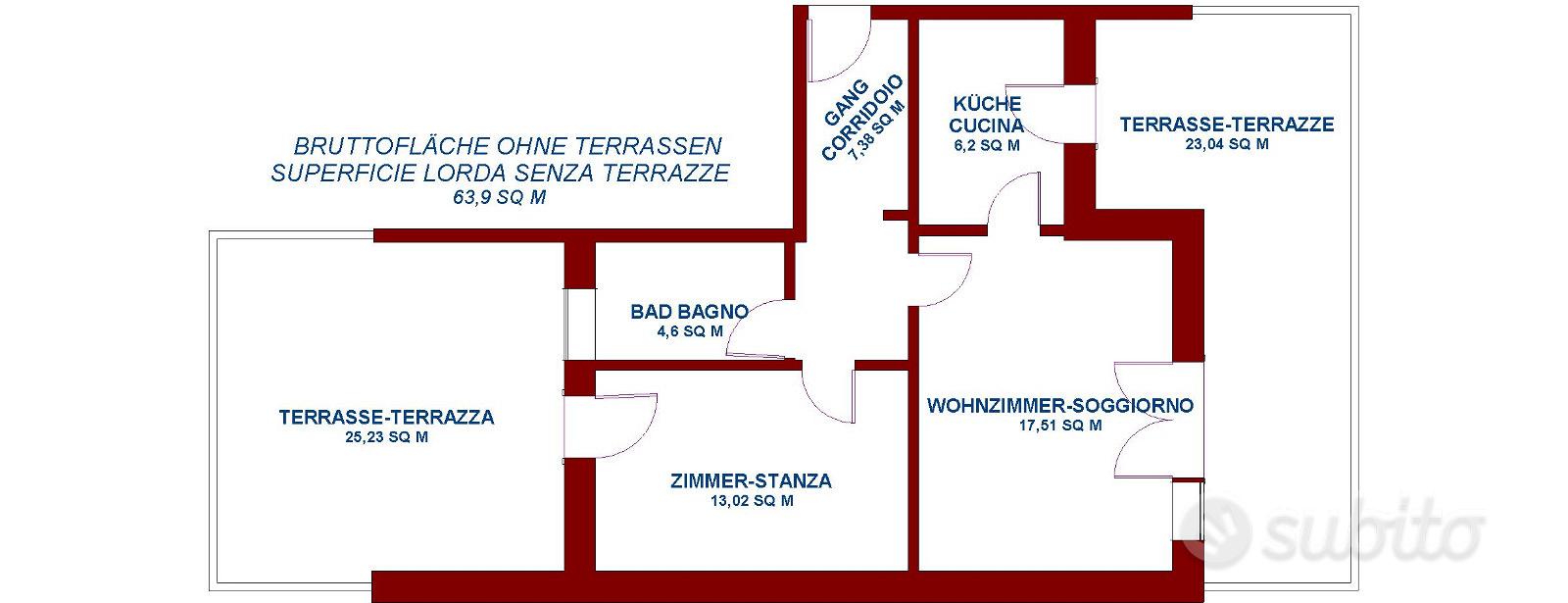 Appartamento – Bolzano - Bozen, Don Bosco - Vista 2