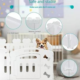 recinto per cani e piccoli animali domestici.