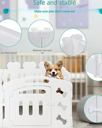 recinto per cani e piccoli animali domestici.