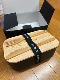 Contenitore porta pranzo + posate exchange Armani
