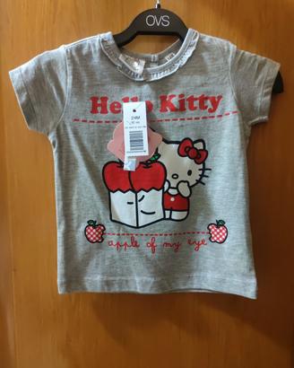 maglietta idexè 24 mesi bambina hello Kitty 