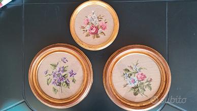 Quadretti a mezzo punto vintage