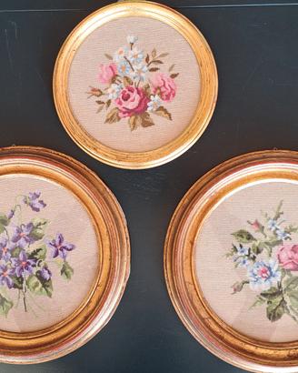 Quadretti a mezzo punto vintage