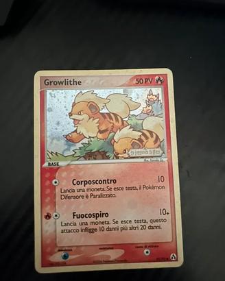 Growlithe Stamped EX Leggende di Mew ITA