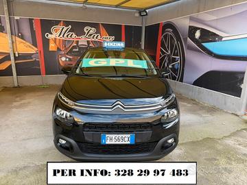 Citroen C3 1.2cc GPL con garanzia-2017
