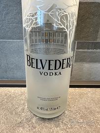 Bottiglia Vuota Belvedere Vodka 1,75L con tappo