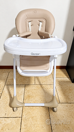 Seggiolone Pappa Giordani G-Lunch & Play Beige