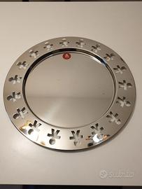 Piatto in acciaio di Alessi