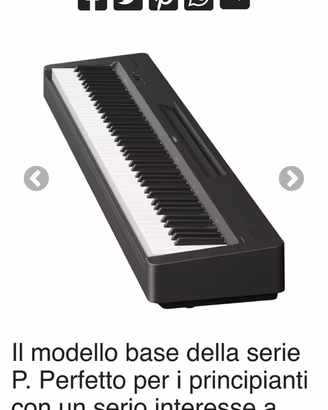Pianola professionale yamaha
