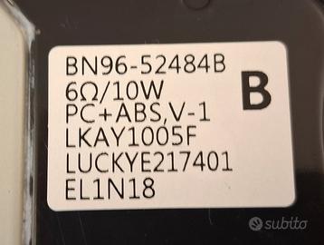 Casse altoparlanti smart tv samsung