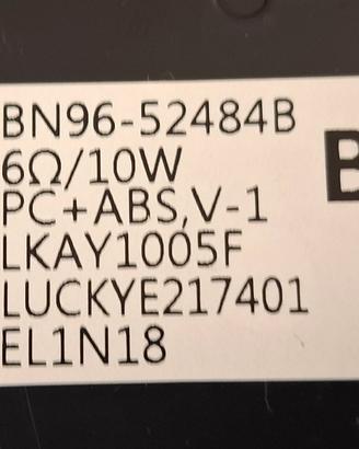 Casse altoparlanti smart tv samsung