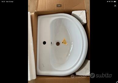 Lavandino semi incasso