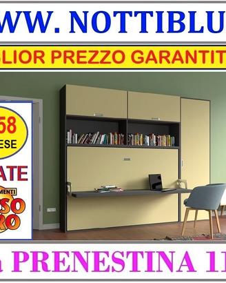 Letto a Scomparsa DESK 1p&1/2 12 rate TASSO ZERO