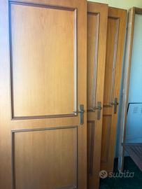 5 porte in legno telaio/cornici/maniglie