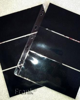 Fogli pagine valuta per album raccolta banconote
