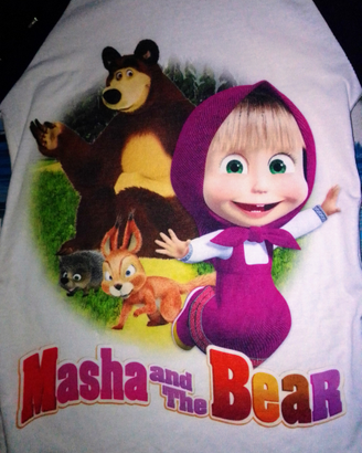 Felpa Masha & Orso 5-6 anni