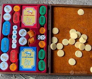 Cofanetto Poker Vintage Dal Negro in Legno