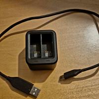 Caricatore doppio per batterie GoPro