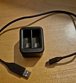 Caricatore doppio per batterie GoPro