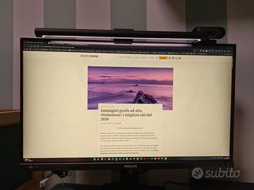 Monitor Philips 276B1 27" QHD USB-C 90W come nuovo