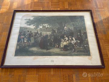 Stampa antica LA CINQUANTAINE