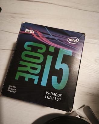Processore Intel i5 9400F con ventola originale