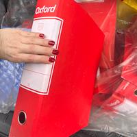 Blocco 15 raccoglitori faldoni oxford