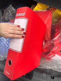 Blocco 15 raccoglitori faldoni oxford