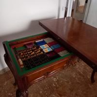 Tavolo  da gioco a scomparsa con roulette