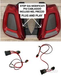 stop fari fanali fiat 500 modificati