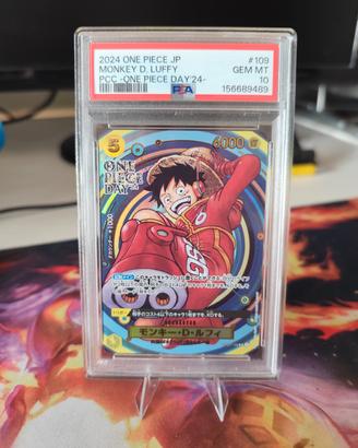 OnePiece JP Monkey D. Luffy Promo Day '24 PSA 10