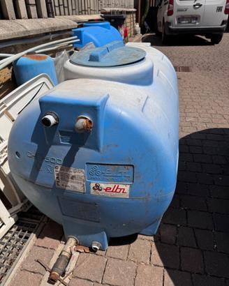 Serbatoio polietilene elbi cho 500 raccolta acqua