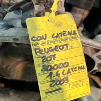 cambio PEUGEOT 207 1.4 Catena  2009 km 80.000