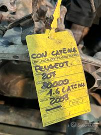 cambio PEUGEOT 207 1.4 Catena  2009 km 80.000