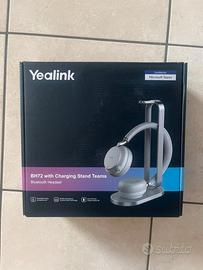 Cuffia Yealink BH72 con stand di ricarica wireless