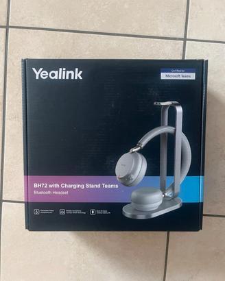 Cuffia Yealink BH72 con stand di ricarica wireless