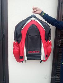 Giubbotto moto in pelle AXO uomo taglia M