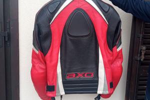 Giubbotto moto in pelle AXO uomo taglia M