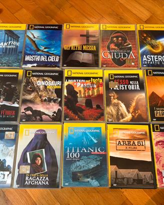 16 DVD documentari firmati National Geographic