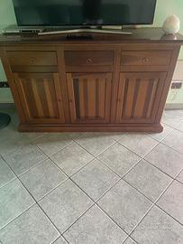 Mobile da sala in legno massiccio